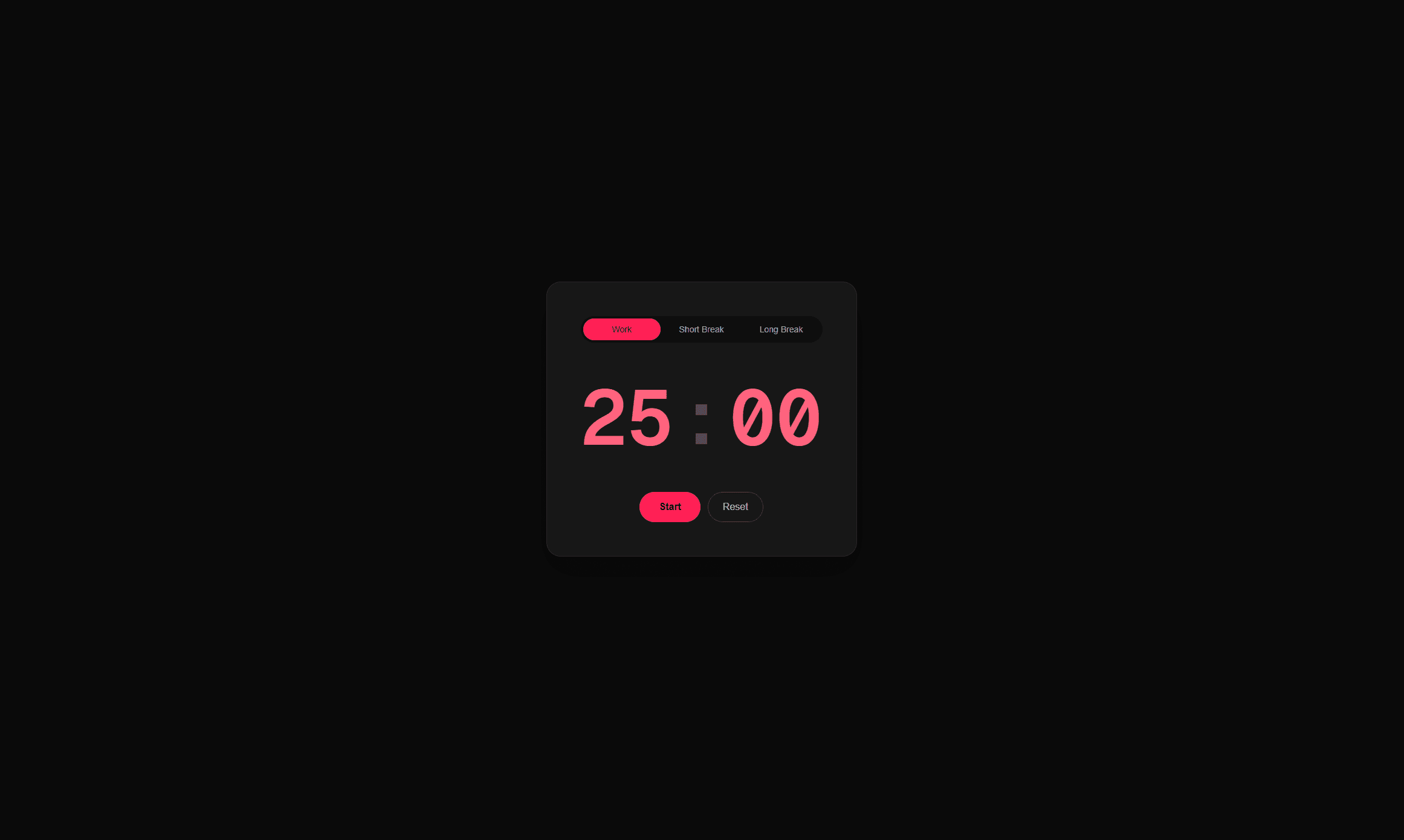 Pomodoro Timer screenshot